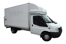 Van Hire Coatbridge - Ford Luton 3.5 ton Tail Box Lift Truck - Truck hire Coatbridge
